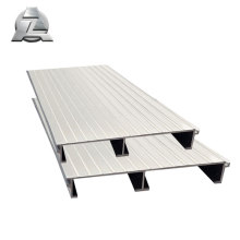 plancher de remorque de pont en aluminium ignifuge argent anodisé argent